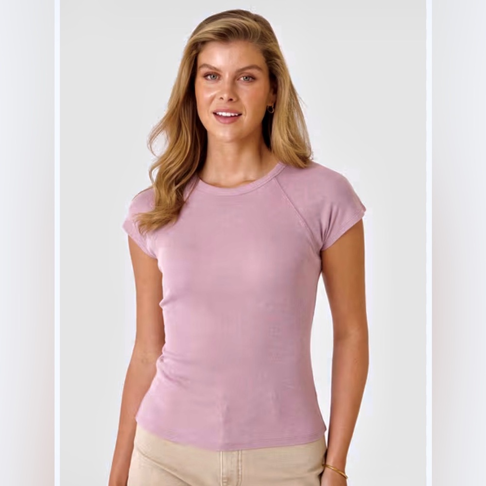 OGL Women's Short Sleeve Tee in Dusty Pink